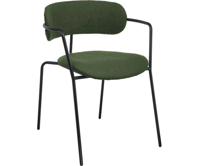 Стул Ant букле зелёный фото №1