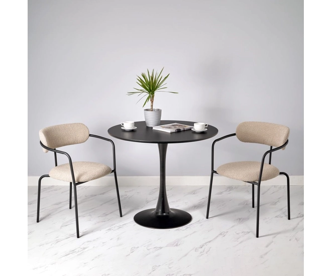 Стул Ant букле латте фото №2