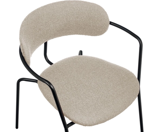 Стул Ant букле латте фото №6