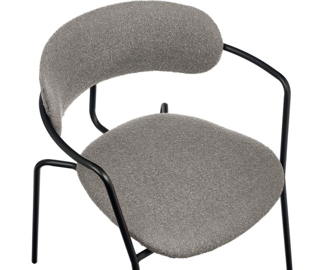 Стул Ant букле серый фото №6