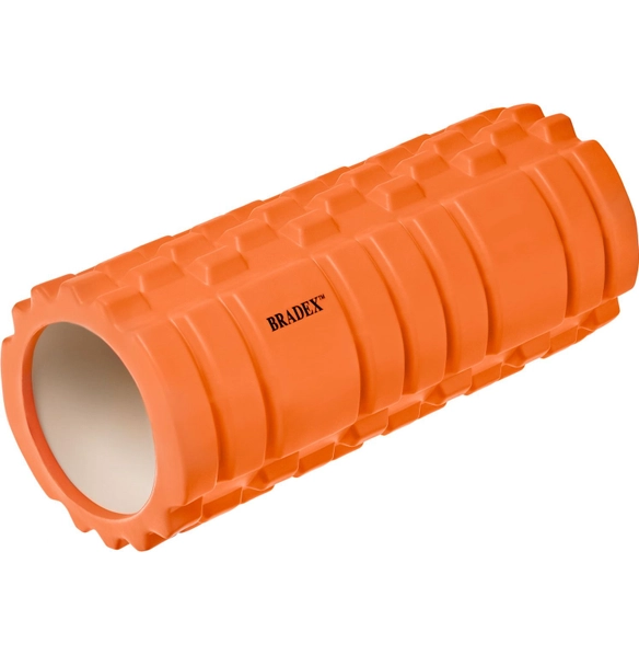 Валик массажный для фитнеса Туба, оранжевый