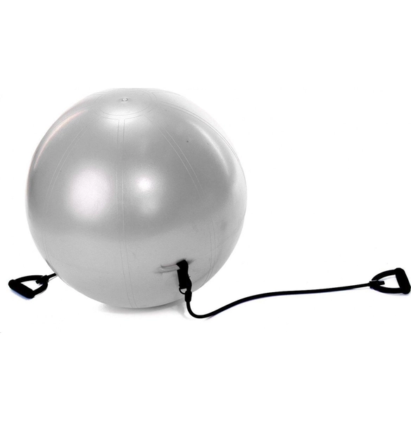 Мяч для фитнеса Фитбол-65 с эспандерами