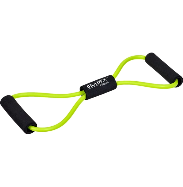 Эспандер Восьмёрка, 6х9х1000 мм, салатовый