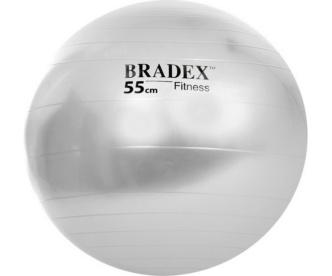 Мяч для фитнеса ФИТБОЛ-55 с насосом фото #1