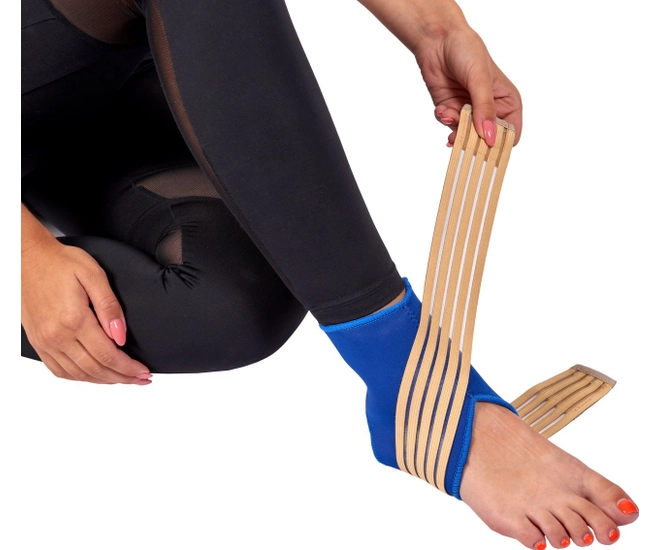 Суппорт голеностопа с дополнительной фиксацией, универсальный размер фото №3