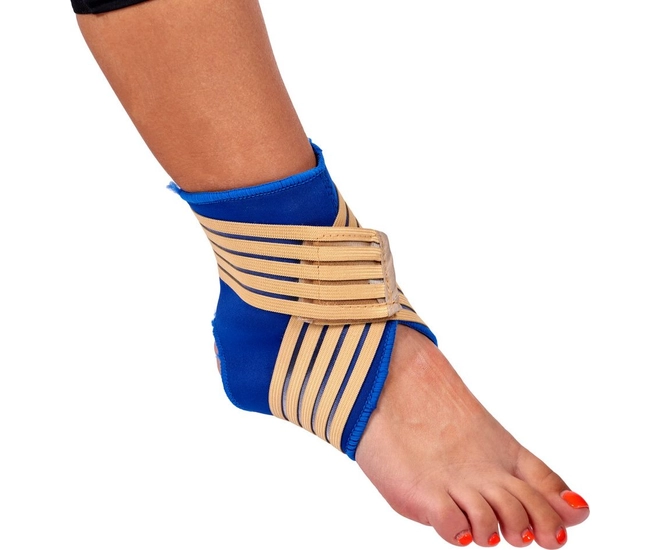 Суппорт голеностопа с дополнительной фиксацией, универсальный размер фото №1