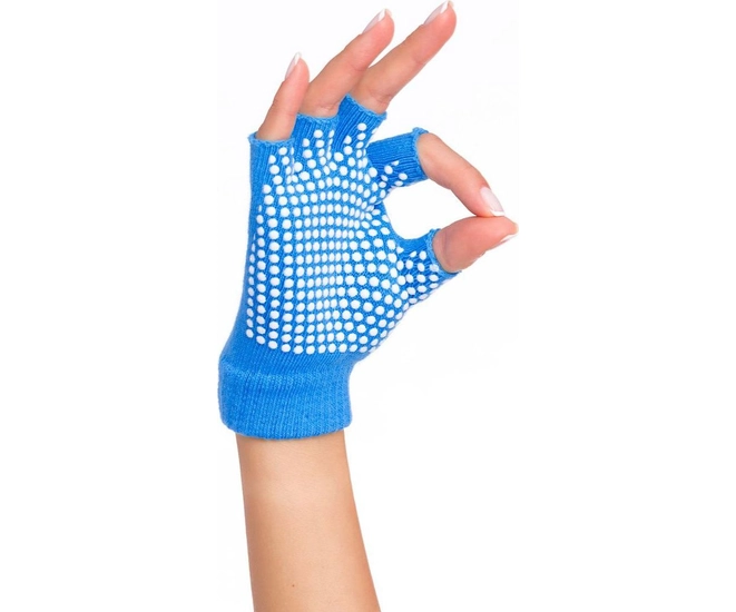 Перчатки противоскользящие для занятий йогой фото №2