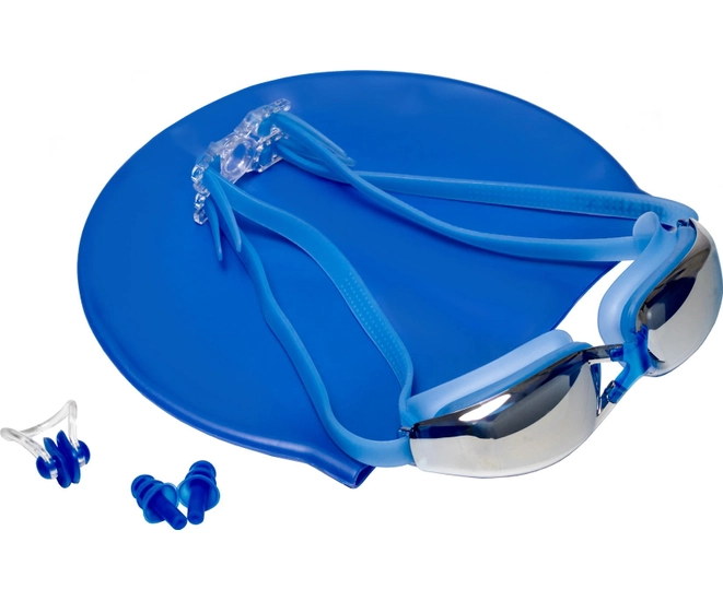 Набор для плавания Bradex: шапочка & очки & зажим для носа & беруши для бассейна