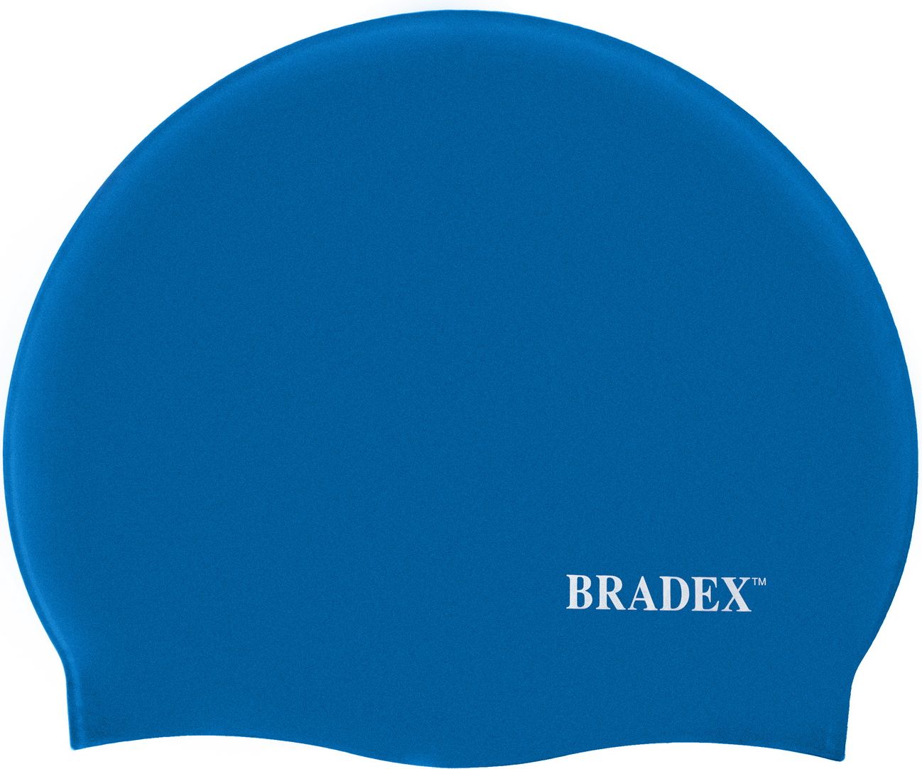 Шапочка для плавания Bradex, силиконовая, синий