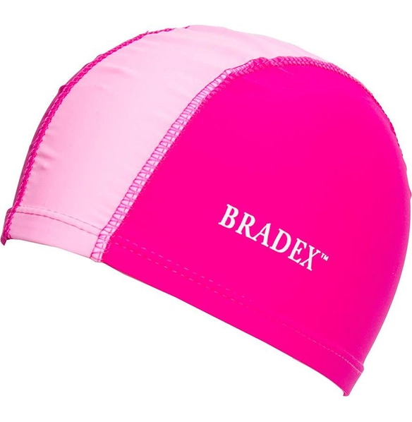 Шапочка для плавания Bradex, полиамид, розовый