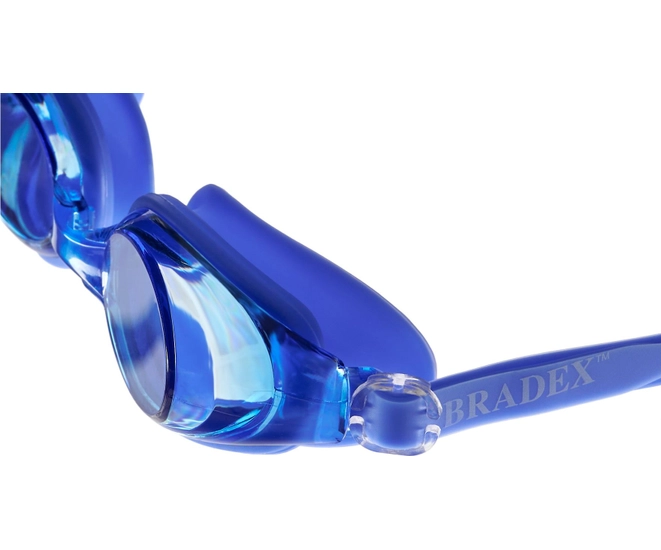 Очки для плавания Bradex, серия Регуляр, синие, цвет линзы-синий фото #6