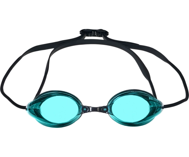 Очки для плавания Bradex, серия Спорт, черные, цвет линзы-голубой фото #2