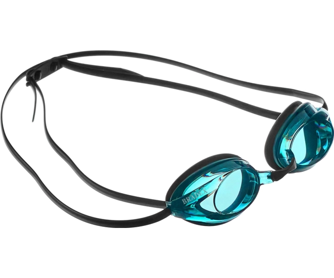 Очки для плавания Bradex, серия Спорт, черные, цвет линзы-голубой фото #1