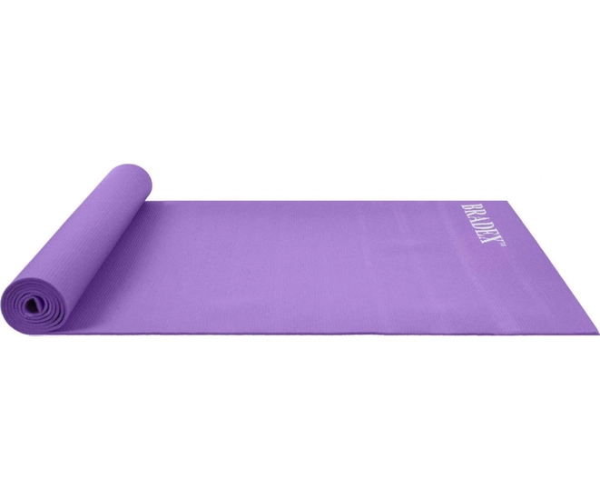 Коврик для йоги и фитнеса 173*61*0,3 фиолетовый фото #5