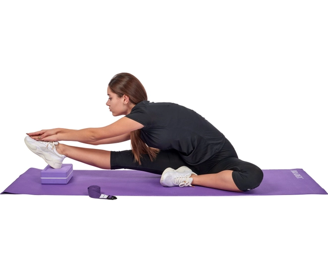 Коврик для йоги и фитнеса 173*61*0,3 фиолетовый фото #9