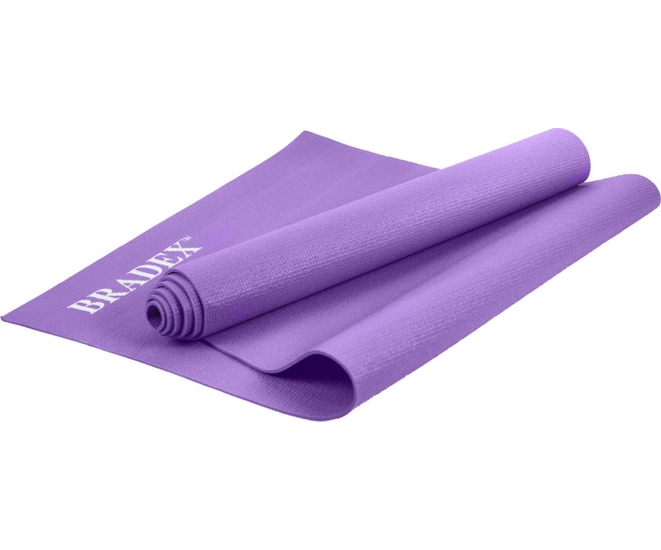 Коврик для йоги и фитнеса 173*61*0,3 фиолетовый фото #1