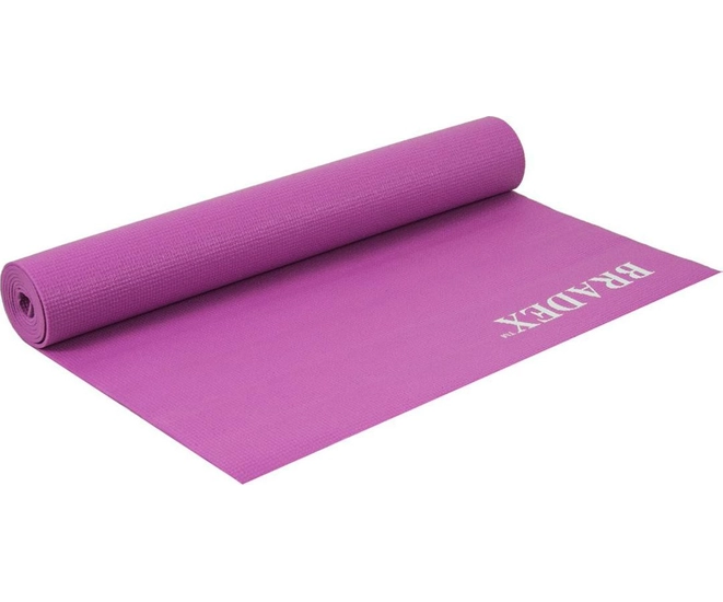 Коврик для йоги и фитнеса 173*61*0,3 розовый фото #4