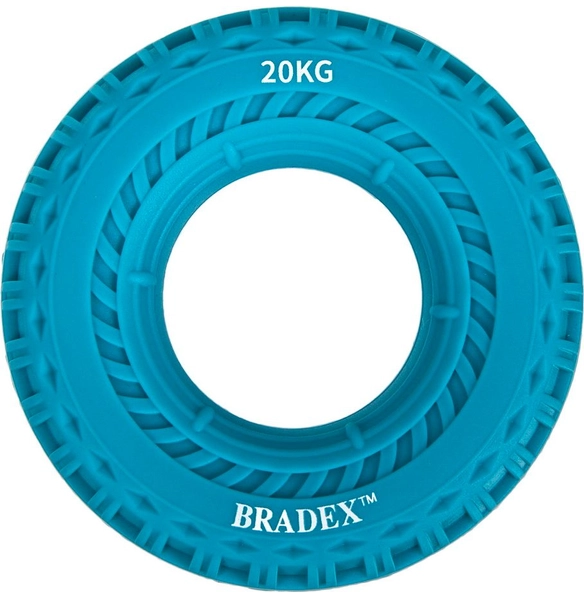 Кистевой эспандер круглый с протектором, 20 кг, синий