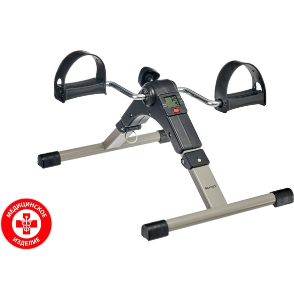 Мини велотренажёр, складной, чёрный