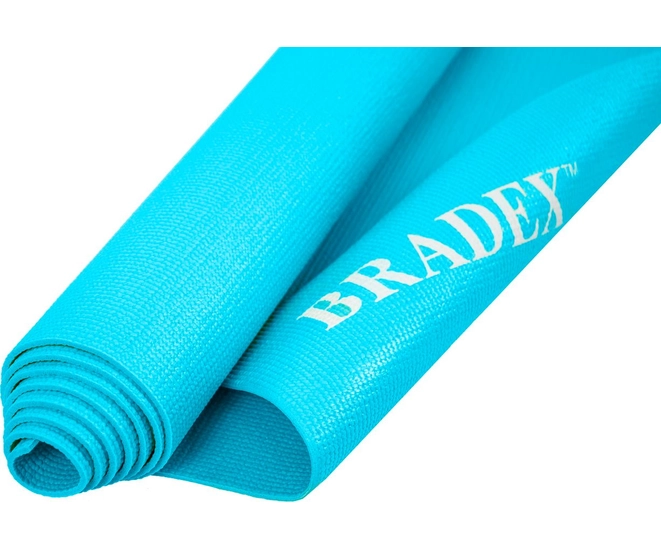 Коврик для йоги и фитнеса Bradex, 183*61*0,3 см, бирюзовый