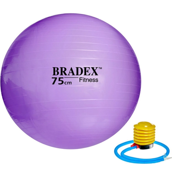 Мяч для фитнеса Фитбол-75, фиолетовый