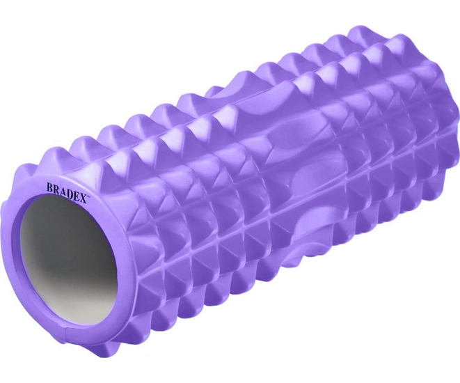 Валик для фитнеса «ТУБА ПРО» Bradex, фиолетовый