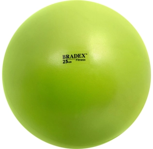 Мяч для фитнеса, йоги и пилатеса ФИТБОЛ-25 Bradex, салатовый