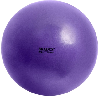 Мяч для фитнеса, йоги и пилатеса ФИТБОЛ-25 Bradex, фиолетовый