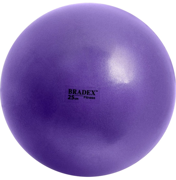 Мяч для фитнеса, йоги и пилатеса «ФИТБОЛ-25» Bradex, фиолетовый