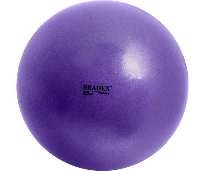 Мяч для фитнеса, йоги и пилатеса ФИТБОЛ-25 Bradex, фиолетовый фото #1
