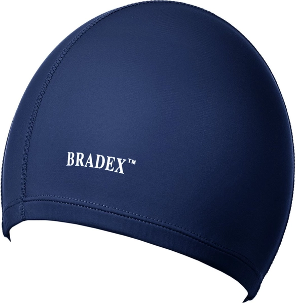 Шапочка для плавания, полиамид, тёмно-синяя