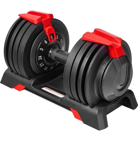 Гантель регулируемая 24 кг, 12 вариантов весов