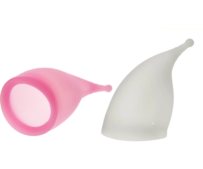 Менструальные чаши набор BRADEX 18+  Vital Cup, размер S и L фото #2