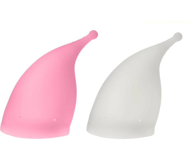 Менструальные чаши набор BRADEX 18+  Vital Cup, размер S и L фото #3