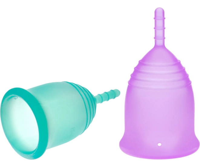 Менструальные чаши набор BRADEX 18+  Clarity Cup, размер S и L фото #2