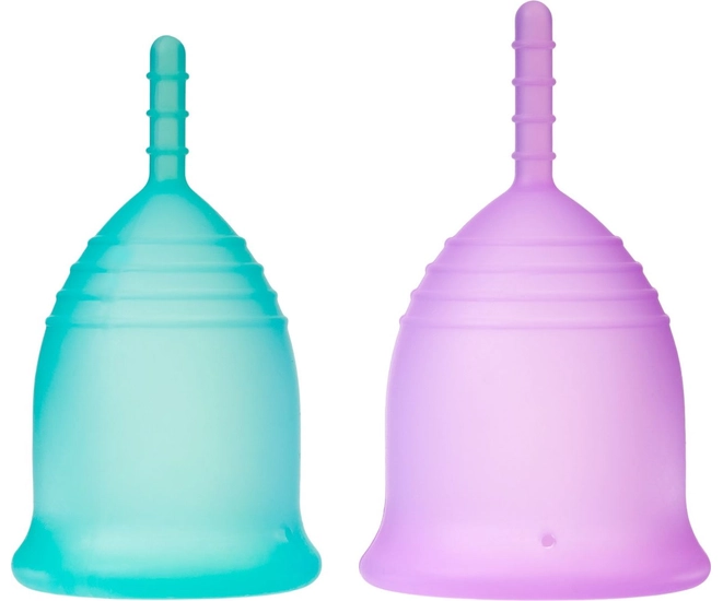 Менструальные чаши набор BRADEX 18+  Clarity Cup, размер S и L фото #3