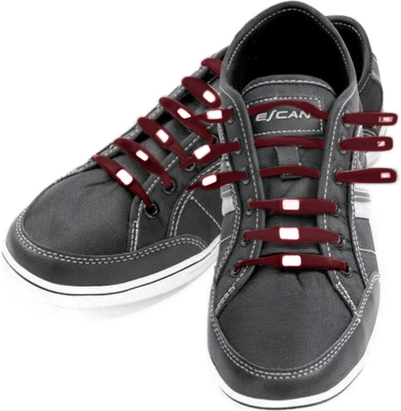 Шнурки силиконовые коричневые