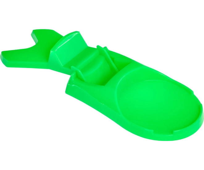 Подставка для крышки ПОМОГАЙКА, BRADEX, пластик, зеленая фото №4