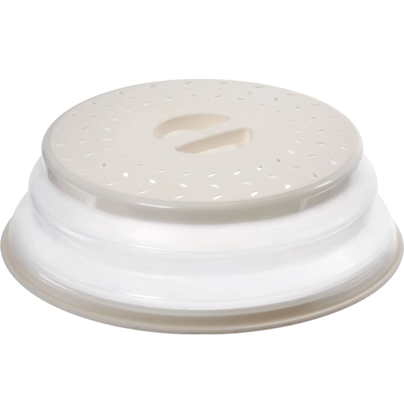 Крышка-дуршлаг многофункциональная, 27,5 см, BRADEX, пластик, белая