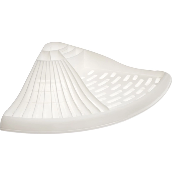 Сушилка для посуды угловая, 35x50x8,5 см, пластик, белая