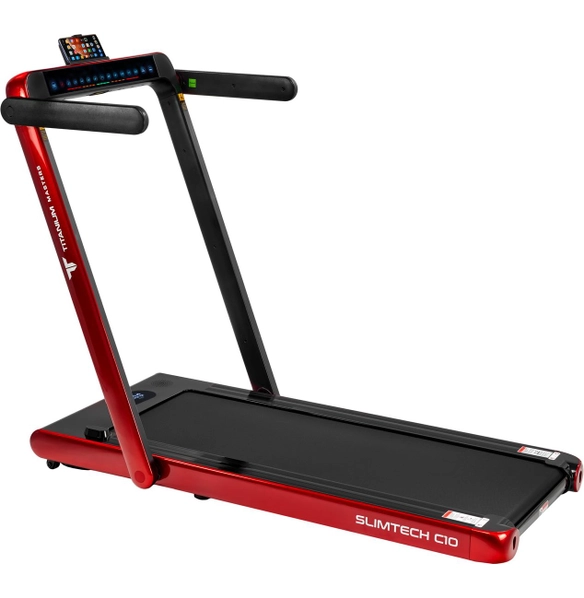 Беговая дорожка Titanium Masters Slimtech C10, красная