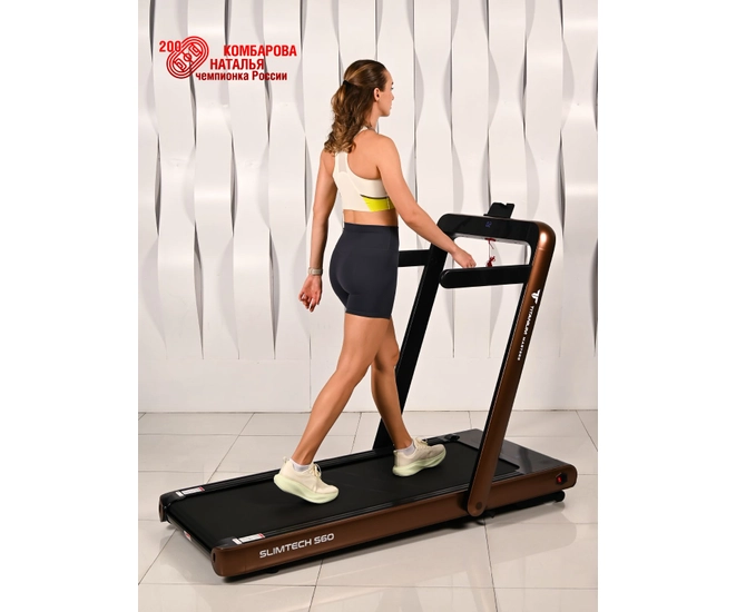 Беговая дорожка Titanium Masters Slimtech S60 Coffee фото №17