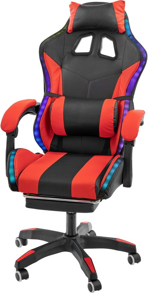  геймерское кресло Alfa Pro Vision с подножкой и RGB LED .